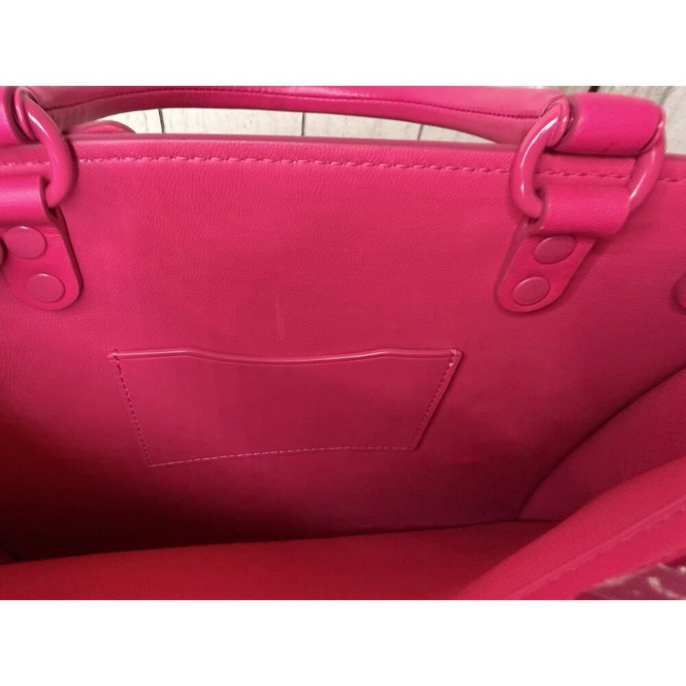 COACH Rogue Bag 25 Tea Rose Dragonfruit Pink Glovetanned Leather Excellent - Picture 11 of 13